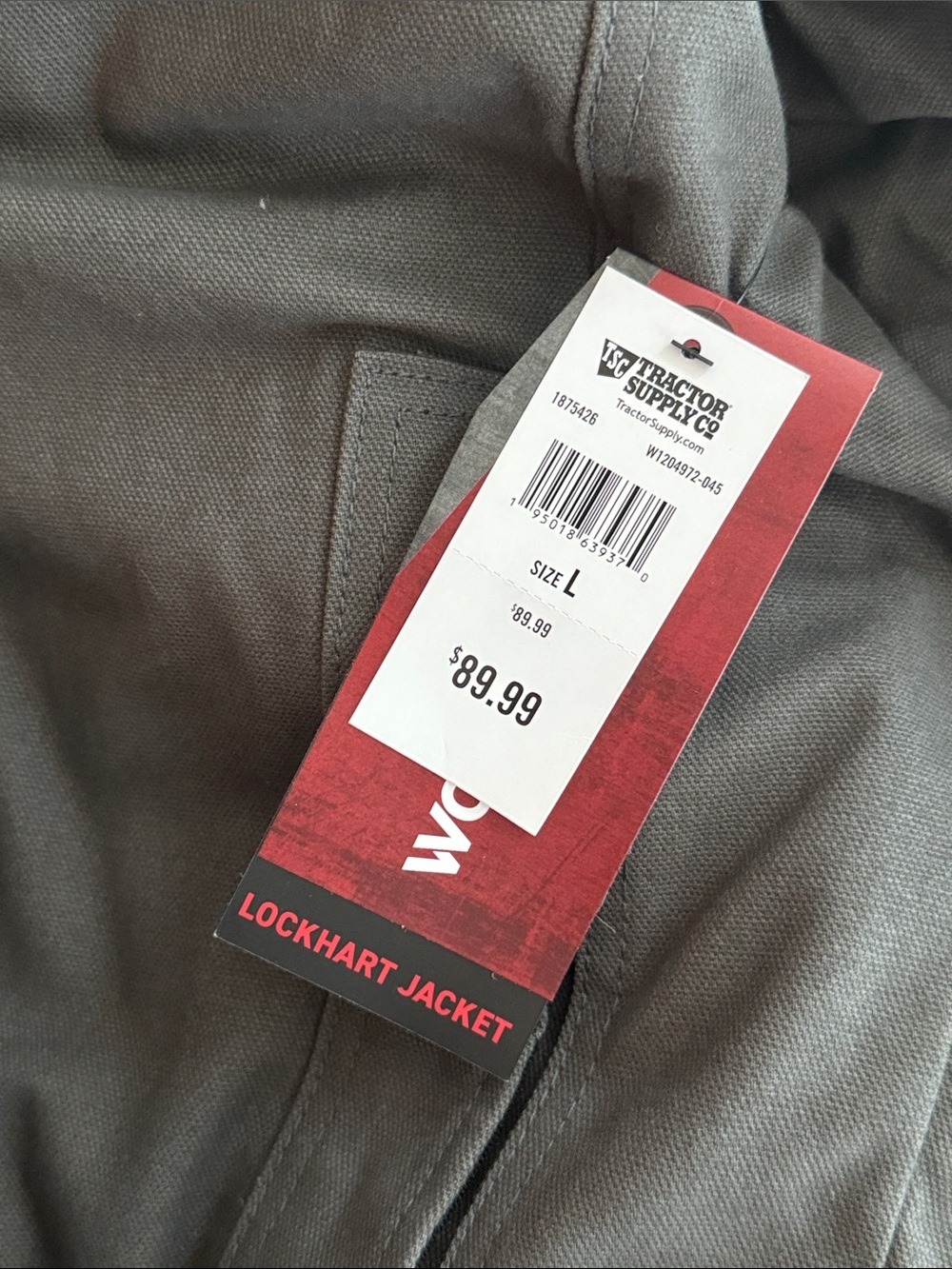 Wolverine nwt size large Men's Granite Lockhart Jacket Hooded - Picture 4 of 6